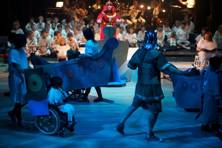 Talking Birds, Ant & Cleo The Musical, dress rehearsal at Stratford ArtsHouse